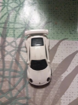 Coche Porsche Hot Wheels Blanco de juguete