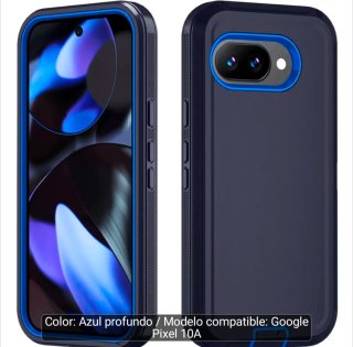 Funda resistente Google Pixel 10A Azul Profundo