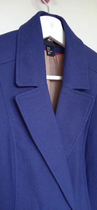 Abrigo H&M Azul Talla M