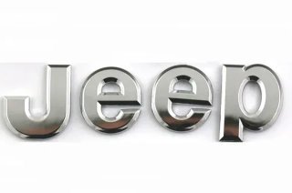 Emblema Jeep cromado adhesivo