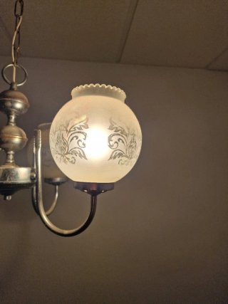 Lámpara Vintage de Techo y apliques de pared.