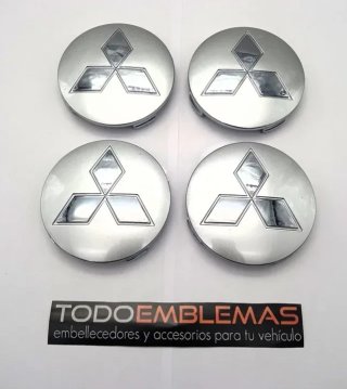 4 centros de rueda Mitsubishi 80 mm