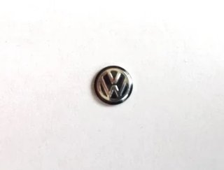 Logo llave Volkswagen VW negro 11 mm