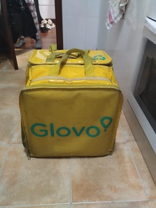 Mochila Glovo Amarilla