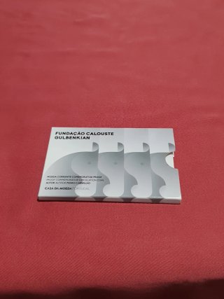 Moneda 2 Euros Portugal Fundación Gulbenkian