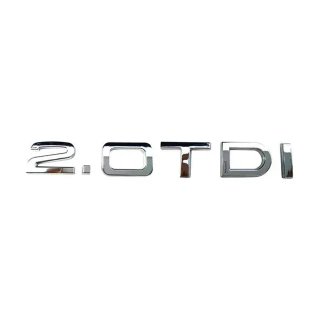 Emblema trasero logo Audi 2.0 TDI cromado