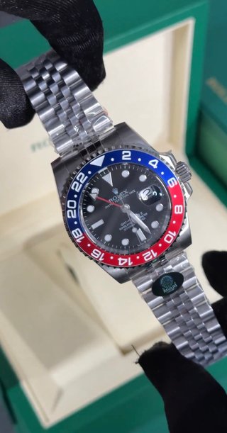 Reloj automático esfera negra