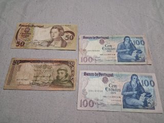 Lote Billetes Antiguos Portugal