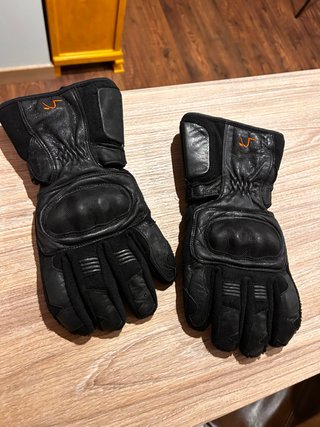 Guantes de moto negros talla L