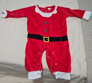 Pijama Papá Noel Bebé Talla 1-3M