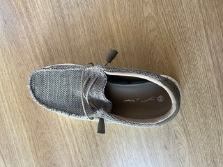 Zapatillas náuticas beige y marrón Talla 40