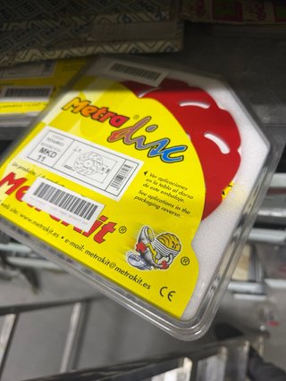Disco Freno Metrakit Suzuki Rojo