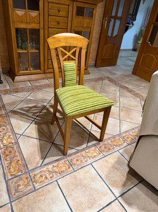 Set 6 Sillas de Comedor (4 Sillas + 2 Sillones)