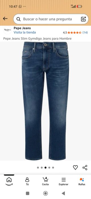Vaqueros Pepe Jeans Slim Gymdigo
