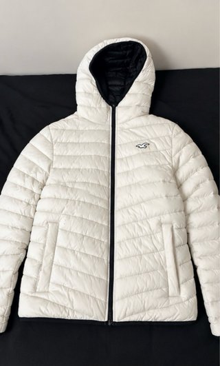 Chaqueta Acolchada Hollister Blanca