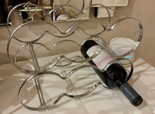 Botellero metálico para vino