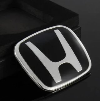 Emblema Honda volante negro 49 x 40 mm