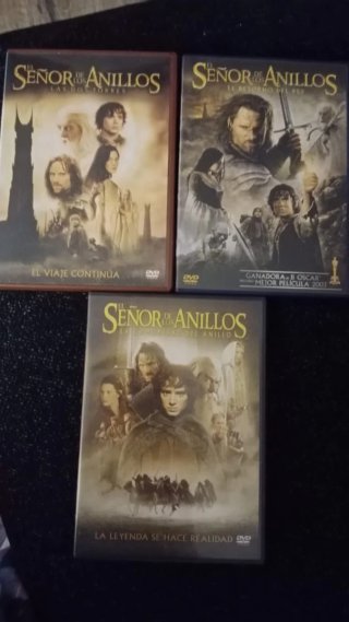 Trilogía El Señor de los Anillos DVD