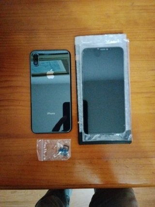 Schermo di ricambio per iPhone Xs Max e custodia
