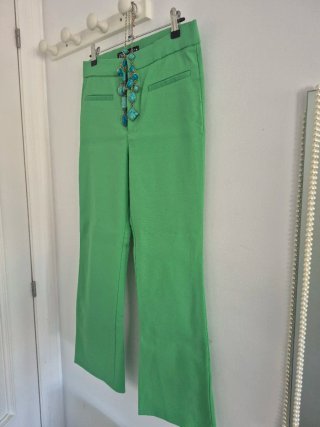 Pantalones Zara Verdes Talla M