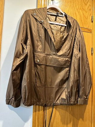 Chubasquero Marrón Talla S