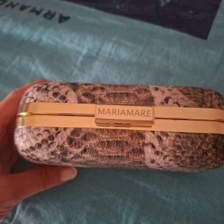 Bolso Mariamare imitación serpiente