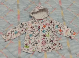 Chaqueta infantil 12 meses estampada