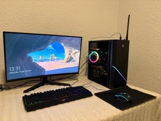PC Gaming Ryzen 5 5600, RTX 2070 Super + Monitor