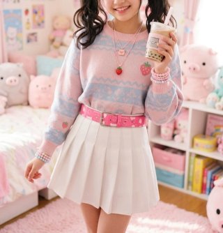 Cinturones Y2K / Estilo Kawaii & Alt (varios)
