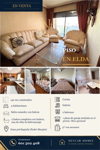 Piso en el centro de Elda