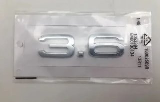 Emblema lateral o trasero logo Audi 3.6