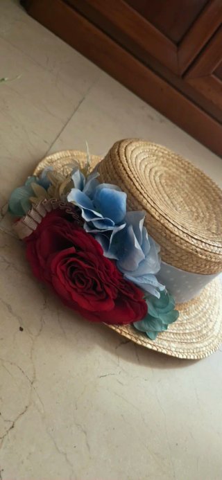 Sombrero Flamenca Flores