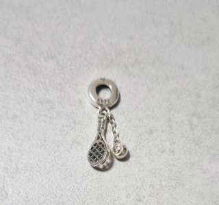 Charm Pandora Raqueta y Pelota de Tenis