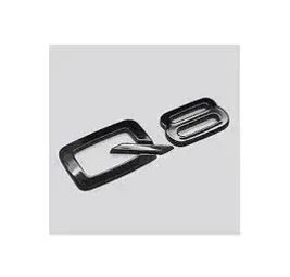 Emblema logo Audi Q8 negro