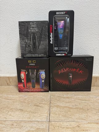 Pack 4 Máquinas de Barbería Profesionales