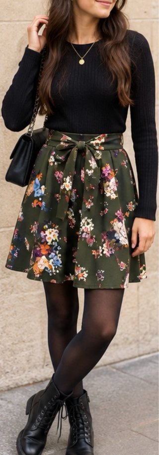 Falda Estampada Floral