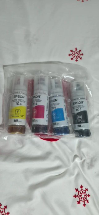 Set 4 Tintas Epson 104 Originales