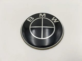 Emblema volante BMW negro 45 mm