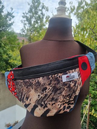 Riñonera Tó Perraka Animal Print y Lunares