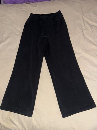 Pantalones de chándal negros anchos