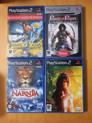 4 videojuegos de PS2