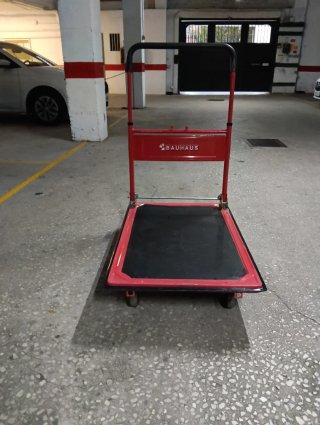 Carretilla Bauhaus Carga 300kg Buen Estado