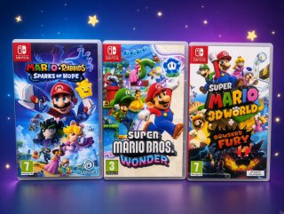 Lote 3 Giochi Nintendo Switch Mario