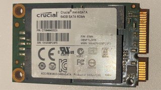 SSD mSATA Crucial M4 64GB CT064M4SSD3