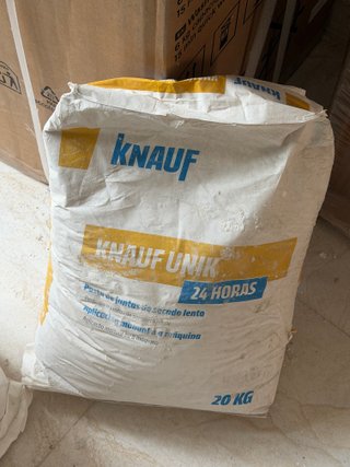 Pasta de Juntas Knauf 20kg + perfiles