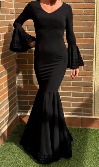Traje de gitana negro L/XL nuevo con etiqueta