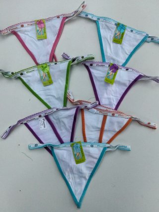 Pack de 6 Tangas de Hilo Players Talla M