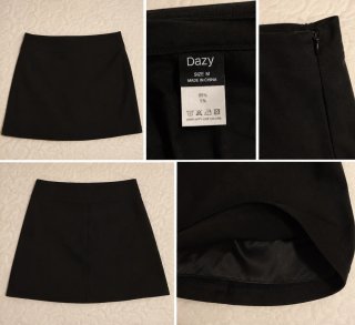 Minifalda negra Dazy Talla M