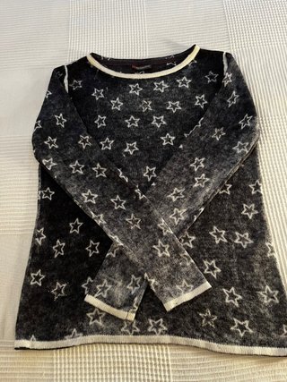 Jersey de punto con estampado de estrellas