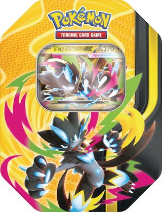 Lata Pokémon Mega-Zeraora EX + 4 sobres